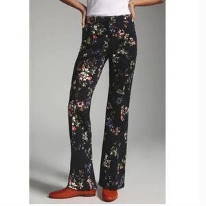 Anthropologie Pilcro Mid-Rise Demilune Floral Utility Boot cut
Pants 27